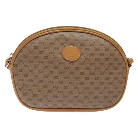 GUCCI Micro GG Supreme Shoulder Bag Pvc Beige Gold 007 084 007 084 - Picture 2 of 16